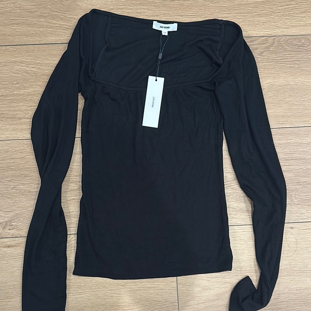 Zara Black Long Sleeve Top